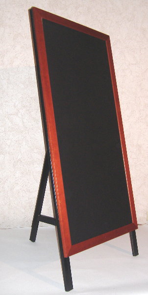 Mahogany challkboard easel