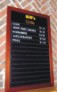 magnetic menu board photo