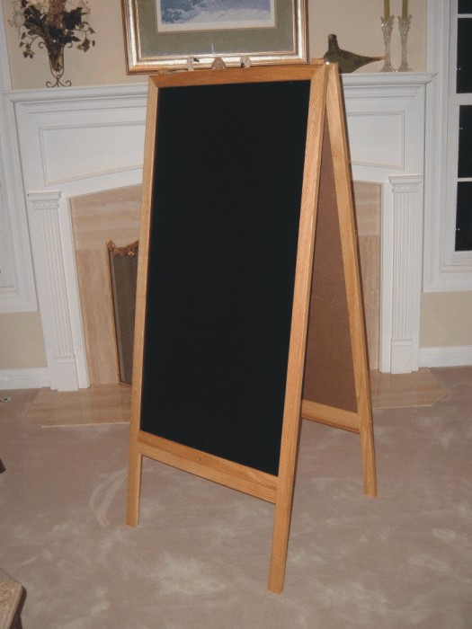 Chalkboard easels